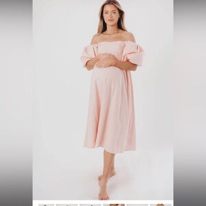 Worth Collective Hamilton Dress Baby Pink